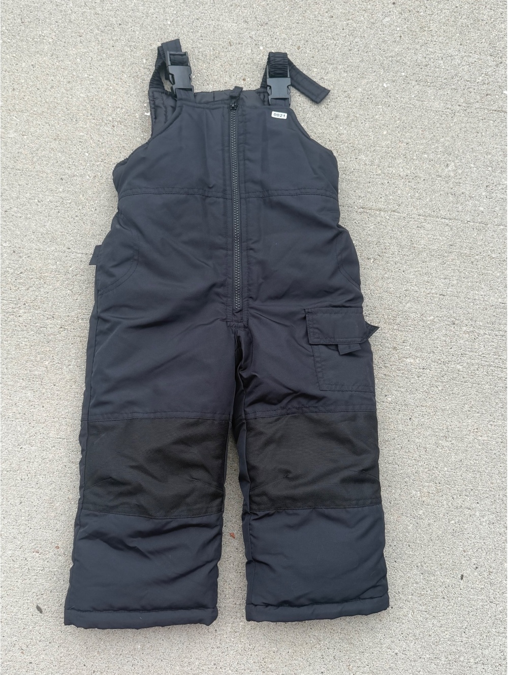 London Fog Toddler Snow Bib Overalls Size 3T Black